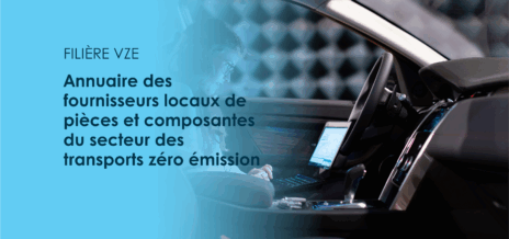 Filière véhicules zéro émission - Annuaire des fournisseurs locaux de pièces et composantes pour des transports zéro émission